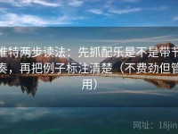 推特两步读法：先抓配乐是不是带节奏，再把例子标注清楚（不费劲但管用）